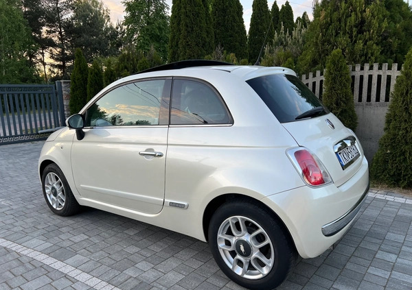 Fiat 500 cena 25900 przebieg: 130000, rok produkcji 2008 z Końskie małe 326